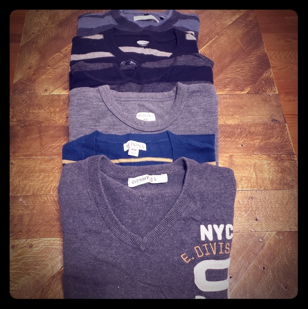 6 mens sweaters